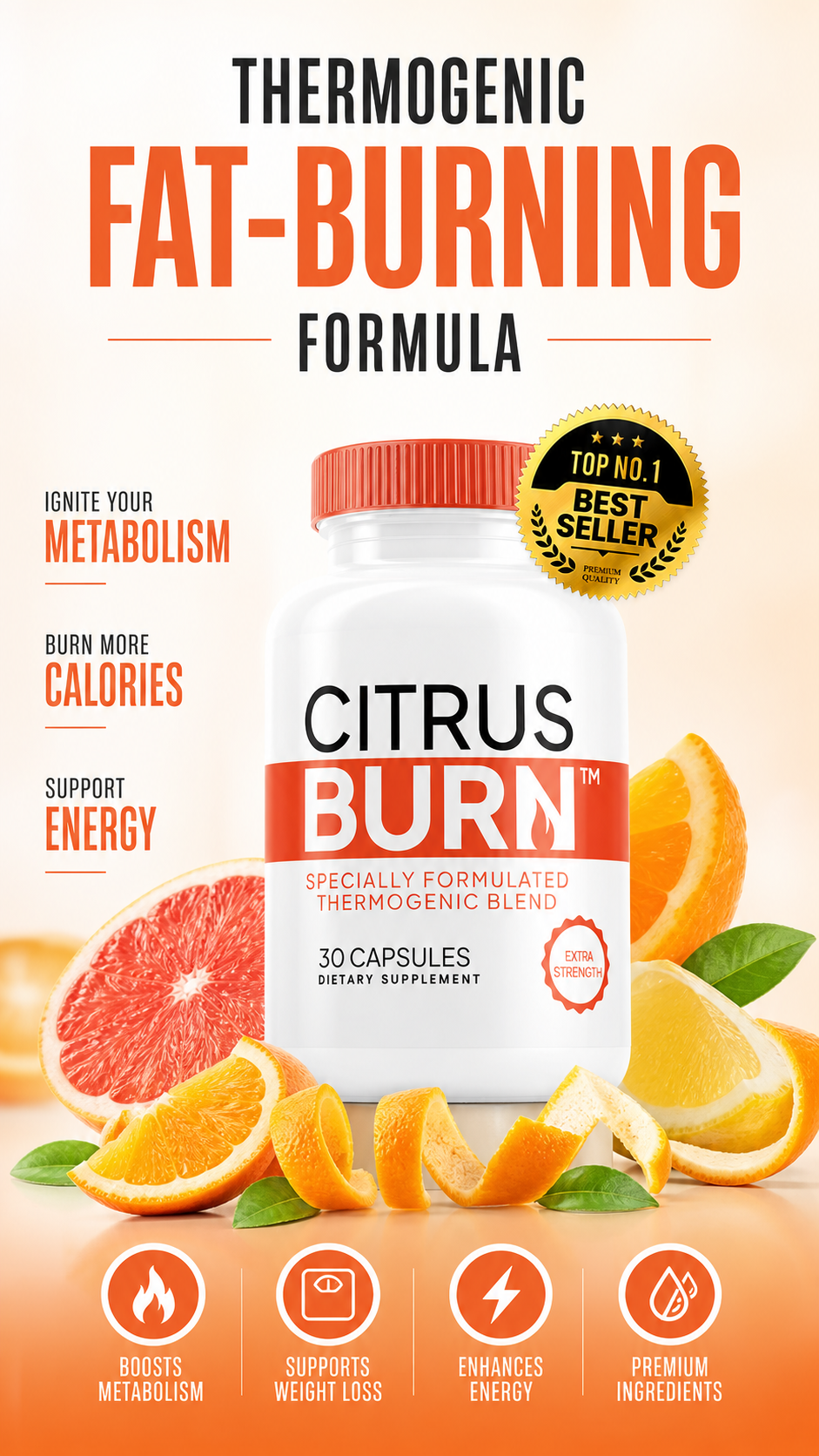 CitrusBurn supplement bottle